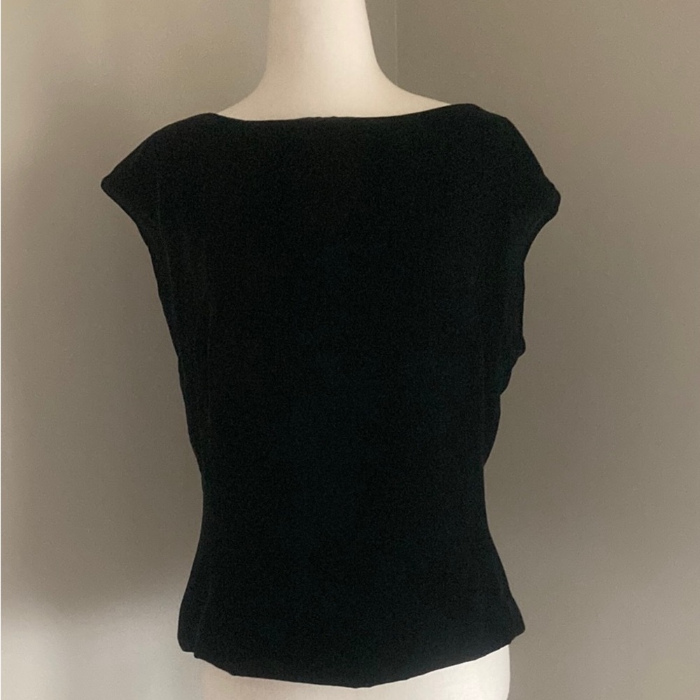 🖤Ann Taylor Velvet Sleeveless Tunic Top Size 10